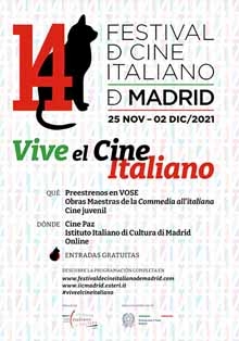 Vuelve el Gato del Festival del Cine Italiano de Madrid con su 14ª edición