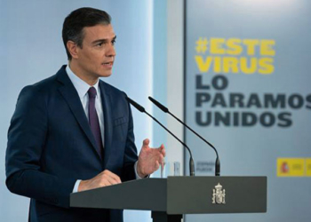 El presidente del Gobierno, Pedro Sánchez, el viernes en La Moncloa./ Foto: Pool Moncloa / Borja Puig de la Bellacasa