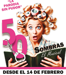 Llega al Teatro La Latina la hilarante comedia musical ’50 sombras’