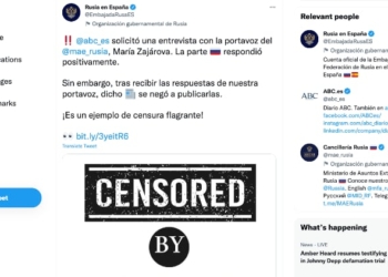 La Embajada rusa en Madrid emprende una campaña contra ABC