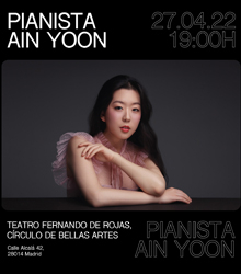 La pianista Ain Yoon actuará en el Ciclo de Música Clásica Corea 2022
