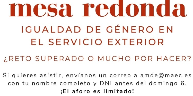 La AMDE organiza un debate sobre la igualdad de género en el Servicio Exterior