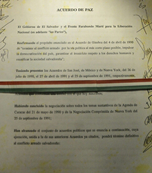 El Salvador conmemora la firma de los Acuerdos de Paz de Chapultepec