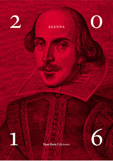 ‘Agenda 2016’ con 12 sonetos de Shakespeare