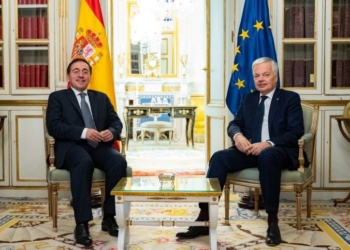 Albares y Reynders abordan en Madrid el Estado de Derecho en la UE y la Presidencia española