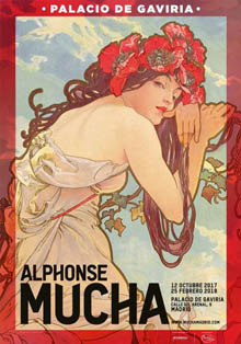 La obra del pintor checo Alfons Mucha en el Palacio de Gaviria