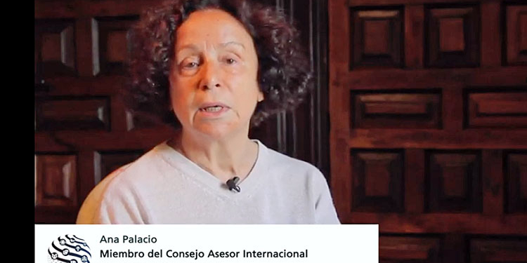 La ex ministra, durante su intervención.