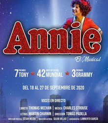 Los Teatros del Canal estrenan el mítico musical de Broadway ‘Annie’