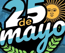 Fiesta popular de la cultura argentina para celebrar el Día de la Patria