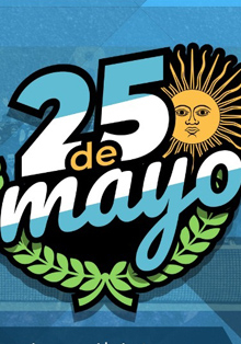 Fiesta popular de la cultura argentina para celebrar el Día de la Patria