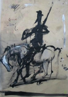 Letonia celebra su centenario en Esquivias con arte sobre El Quijote