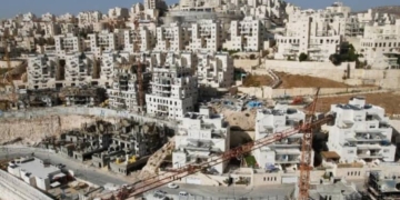 Asentamientos israelíes en los territorios palestinos. Foto: Google