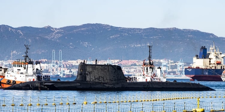 Verdemar alerta de la llegada de un nuevo submarino nuclear a Gibraltar