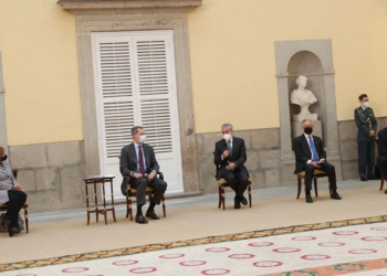 El Rey Felipe VI recibe al Patronato de la Fundación Euroamérica