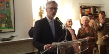 El embajador Christian Ebner durante su discurso. / Fotos: AC