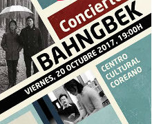 Concierto del dúo Bahngbek en el Centro Cultural Coreano