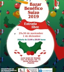 Bazar Benéfico Suizo 2019 organizado por la Asociación de Damas Suizas