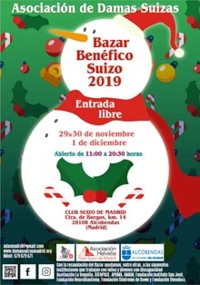 Bazar Benéfico Suizo 2019 organizado por la Asociación de Damas Suizas