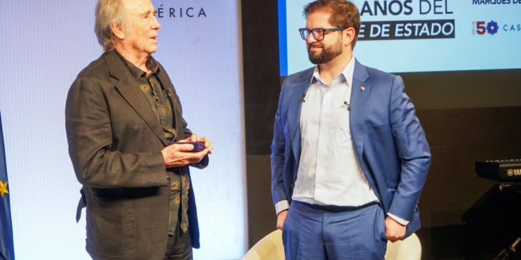 Boric resalta el vínculo entre España y Chile en la lucha contra las dictaduras