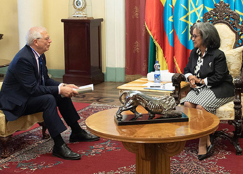 ​La presidenta de Etiopía, Sahle-Work Zewde, recibió al jefe de diplomacia española./ Foto: MAEC
