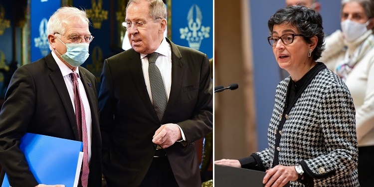 González Laya a Lavrov: “España está entre las 23 democracias plenas y Rusia es la 124”