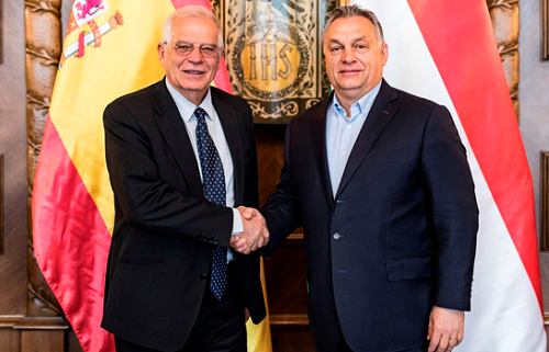 Borrell tiende la mano a Hungría pese a sus “diferencias” sobre política migratoria