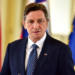 El presidente de Eslovenia, Borut Pahor.