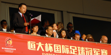 El embajador chino inaugura el ‘mundialito’ de fútbol de Evergrande