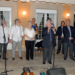 Quilapayún inicia su gira europea cantando en la residencia del embajador chileno