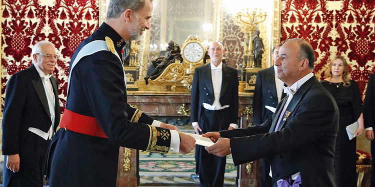 Catorce embajadores presentaron Credenciales al Rey en los últimos veinte días