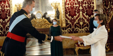 La embajadora de México presenta sus Cartas Credenciales al Rey./ Fotos: Casa de SM el rey