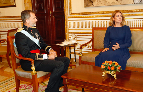 Seis nuevos embajadores presentan credenciales al rey Felipe VI