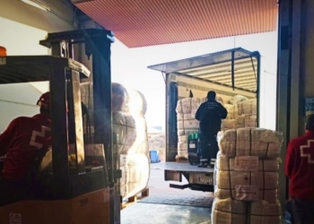 Cruz Roja Española prepara un envío de 105 toneladas de ayuda humanitaria a Turquía y Siria