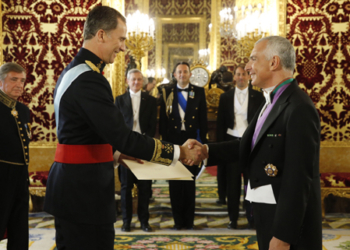 El Rey recibe las Credenciales de siete embajadores en la primera ceremonia del año
