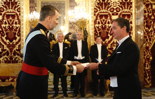 Seis embajadores presentan Cartas Credenciales ante el Rey Felipe VI