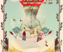 Fiesta del Cabaret flotante y música swing en el Lago de la Casa de Campo