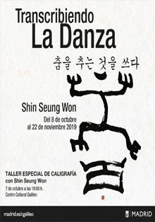 El Centro Coreano presenta ‘Transcribiendo la danza’ de Shin Seung Won