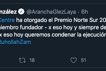 La tímida condena del Gobierno a la ejecución de un periodista en Irán