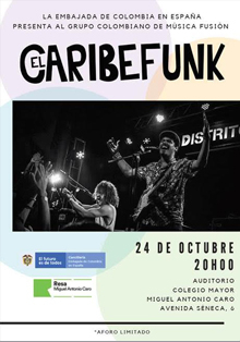 La Embajada de Colombia trae los ritmos del dúo Caribe Funk