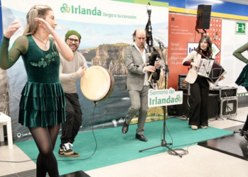Comienza entre gaitas la Semana de Irlanda 2024 y la fiesta de San Patricio