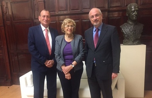 Carmena expresa al alcalde de Tel Aviv su oposición al boicot a Israel