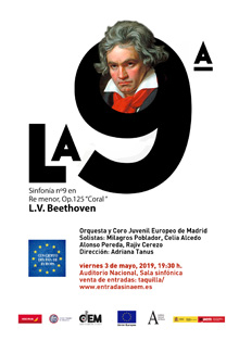 La OJEM conmemora el Día de Europa con la ‘Novena’ de Beethoven