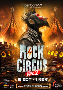 Vuelve a IFEMA de Madrid el espectáculo ‘Rock Circus Volumen 2’