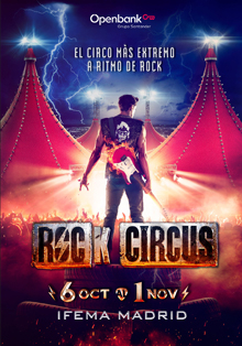 El rock y el circo se fusionan en el espectáculo ‘Rock Circus’, en IFEMA