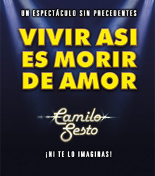 El espectáculo ‘Vivir así es Morir de amor’ rinde homenaje a Camilo Sesto