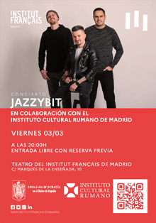 El Instituto Cultural Rumano organiza dos conciertos del trío JazzyBIT