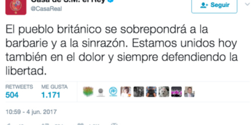 España expresa su solidaridad con el Reino Unido tras los últimos atentados