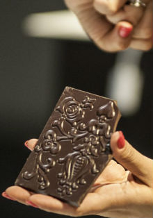 Cata de chocolates dirigida por la gastrónoma Helen López en Madrid