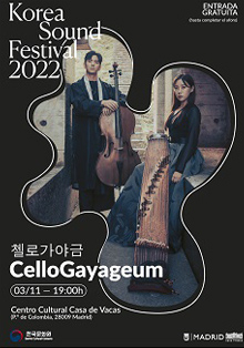 Concierto de CelloGayageum y BlackString en el Korea Sound Festival 2022