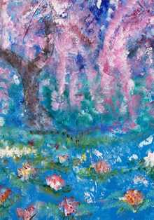 La pintora Francisca Blázquez expone ‘Los colores de la paz’